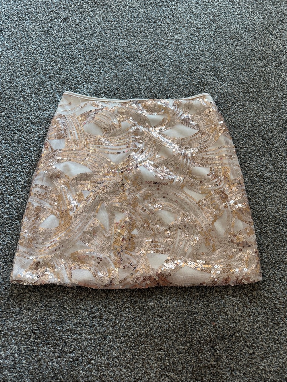Sequin Mini Skirt - Blush
